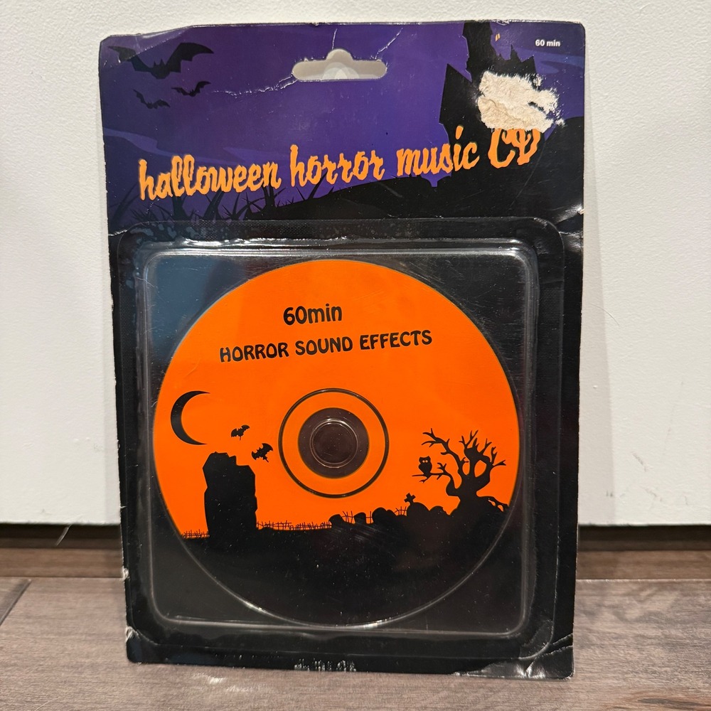 Halloween Horror Music CD 60 Min Horror Sound Effects Spooky Party